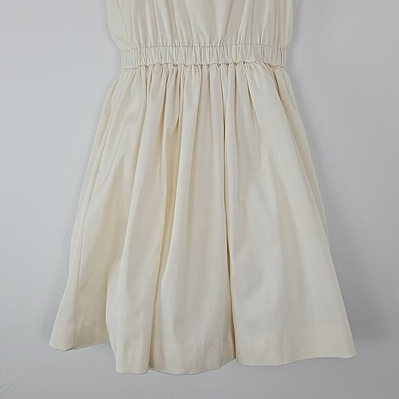 Crewcuts Girls Sleeveless Occasion Dress in Ivory with Back Bow Detail Size 14 - Picture 3 of 14